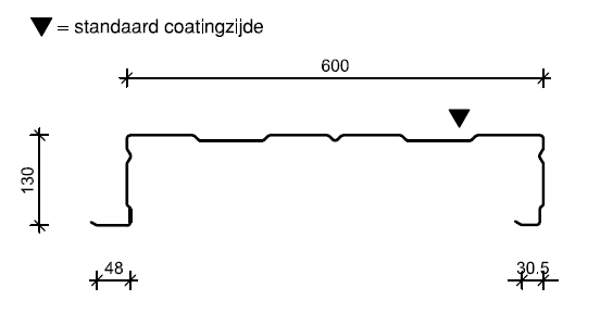 Hacierba130-600-1B doorsnede